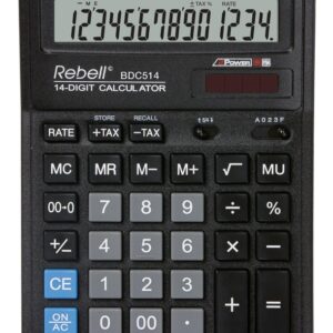 Skaičiuotuvas Rebell SDC514, juoda - Image 2