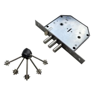 Įleidžiamoji spyna MP GOR, T-21, CP, chromuota, chromo