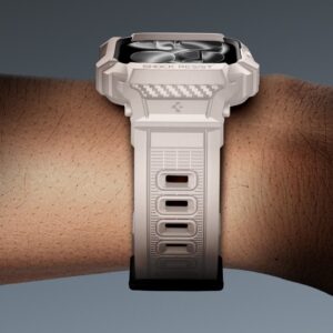 Spigen Rugged Armor ”Pro” V2 Apple Watch 10 / 11 (46 mm) Dune Beige - Image 10