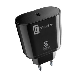 Cellularline - USB-C Super Fast Charger 25W (Designed for Samsung) (black) - Image 3