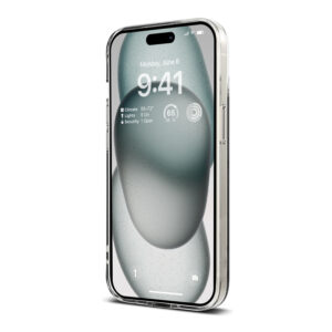Crong Crystal Slim Cover - dėklas skirtas Apple iPhone 15 Transparent - Image 2