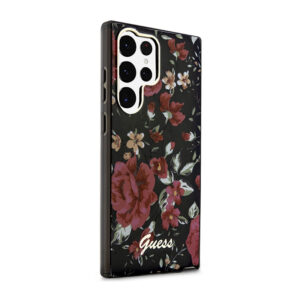 Guess Flower Collection - dėklas skirtas Samsung Galaxy S23 Ultra Khaki - Image 4
