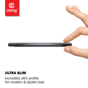 Crong Qi Fast belaidis įkroviklis su Aluminium & Armorplate housing 15W baltos spalvos - Image 6