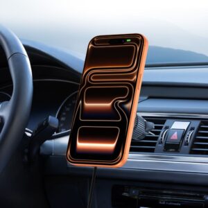 Tech-Protect V9 ArcticBoost magnetic MagSafe dashboard & vent automobilinis laikiklis su belaidžiu įkrovimu 25W QI2.2 juoda - Image 11