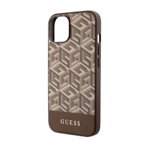 Guess GCube Stripes MagSafe - dėklas skirtas Apple iPhone 14 Brown - Image 6
