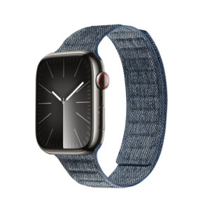 Crong Melange – Magnetic apyrankė skirta Apple Watch 44/45/46/49 mm blue mélange