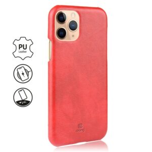 Crong Essential Cover - PU Leather dėklas skirtas Apple iPhone 11 Pro Max Red - Image 2