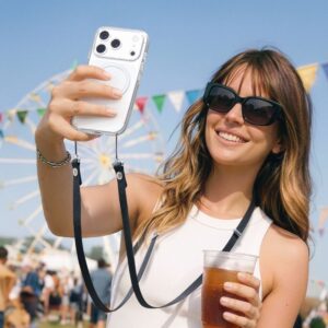 Spigen DA30L LAnyard Strap Crossbody black - Image 12