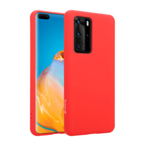 Crong Color Cover - Flexible dėklas skirtas Huawei P40 Pro Red - Image 4
