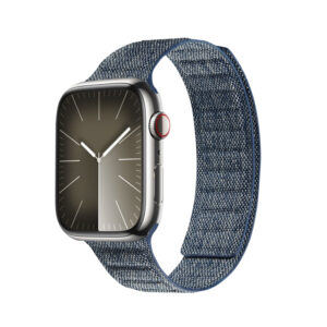 Crong Melange – Magnetic apyrankė skirta Apple Watch 44/45/46/49 mm blue mélange - Image 2