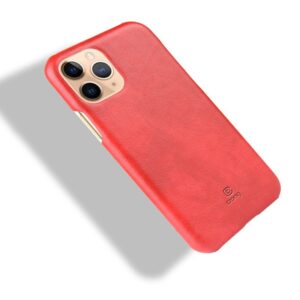 Crong Essential Cover - PU Leather dėklas skirtas Apple iPhone 11 Pro Max Red - Image 3