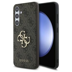 Guess 4G Big Metal Logo - dėklas skirtas Samsung Galaxy S24 FE brown - Image 1