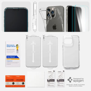 Spigen Crystal Pack - Set of dėklas skirtas Apple iPhone 14 Pro Max + Protective Glass Clear - Image 6