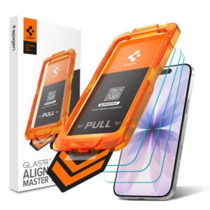 Apsauginis stiklas Spigen ALM GLAS.TR SLIM 3-pack Apple iPhone 17 skaidrus