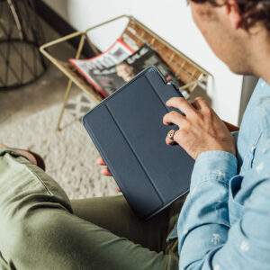 STM Dux Plus - Rugged dėklas skirtas Apple iPad 11" 2025 / 10.9" 2022 MIL-STD-810G with Apple Pencil Holder Black - Image 5