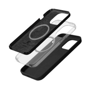 Crong Color Cover Magnetic - dėklas skirtas Apple iPhone 15 Pro MagSafe Black - Image 3