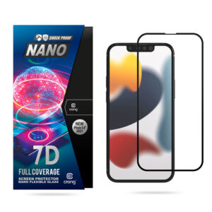 Crong 7D Nano Flexible Glass – Full Coverage Hybrid Screen Protector 9H Apple iPhone 5.4 Apple iPhone 13 mini