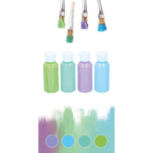 Artico - Set of acrylic pastel paints 80 ml 4 colours (Set 2) - Image 2