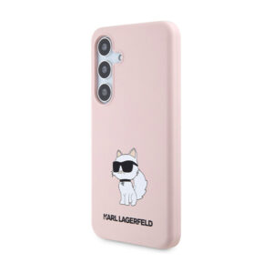 Karl Lagerfeld Silicone Choupette - Samsung Galaxy S24 Case pink - Image 2