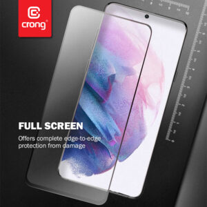 Crong 7D Nano Flexible Glass – Full Coverage Hybrid Screen Protector 9H Samsung Galaxy S21 - Image 3