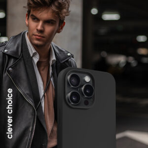 Crong Color Cover Magnetic - dėklas skirtas Apple iPhone 15 Pro MagSafe Black - Image 4