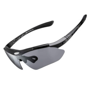 Rockbros 10003 Polarized Cycling Glasses - Black - Image 2