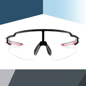 Rockbros 10173 Photochromic UV400 Cycling Glasses - Black and Red - Image 4