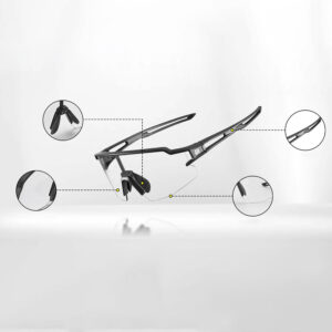 Rockbros 10174 UV400 Cycling Glasses - Blue - Image 5