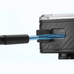 Rockbros Q2S LED Rear Bike Light with Smart Stop System + USB-C - USB-A Cable - Black - Image 6