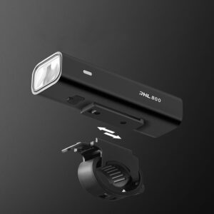 Rockbros 24710012001 front bicycle light 800 lm + USB-C - USB-A cable - black - Image 6