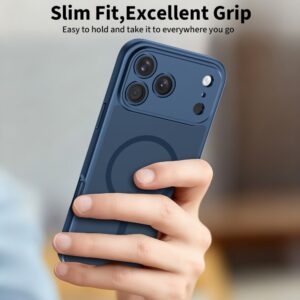 Tech-Protect BasicMag MagSafe dėklas telefonui Apple iPhone 17 Pro matinės mėlynos spalvos - Image 6