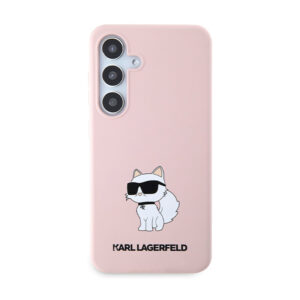 Karl Lagerfeld Silicone Choupette - Samsung Galaxy S24 Case pink - Image 3