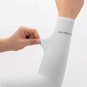 Rockbros XT9002W cycling sleeves - white (2 pcs.) - Image 4