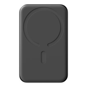 Powerbank Joyroom JR-W020 Mini 5000mAh USB-A USB-C inductive 20W - juodos spalvos + USB-C / USB-C cable - Image 3