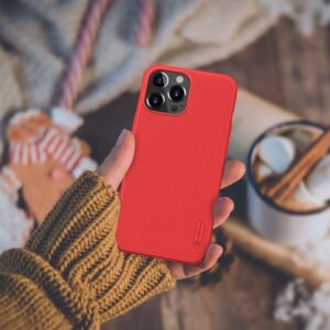 Nillkin Super Frosted Shield Pro - dėklas skirtas Apple Apple iPhone 13 Pro Max Red - Image 5