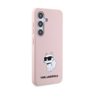Karl Lagerfeld Silicone Choupette - Samsung Galaxy S24 Case pink - Image 4