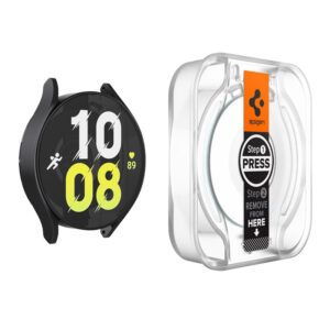 Spigen GLAS.TR EZ FIT 2-Pack - Tempered glass for Samsung Galaxy Watch 6 44 mm (2 pcs) - Image 4