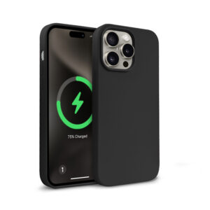 Crong Color Cover Magnetic - dėklas skirtas Apple iPhone 15 Pro MagSafe Black - Image 6