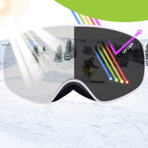 Qunature Pink Children's skiing goggles (medium/large children's version) - Image 2