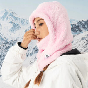 Qunature Arctic Velvet Ski Balaclava Size M - Pink - Image 2