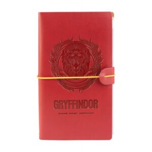 Harry Potter - Gryffindor leather travel notebook 12x19.6cm Red
