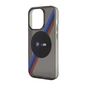 BMW Tricolor Stripes MagSafe - dėklas skirtas Apple iPhone 14 Pro Grey - Image 6