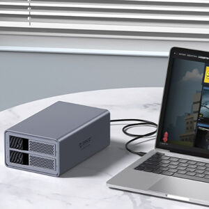 Orico 9828RU3 2 Big DAS Solution ProRAID Disk Array for 2 2.5"/3.5" SATA HDD/SSD Drives with RAID Controller - Gray - Image 3