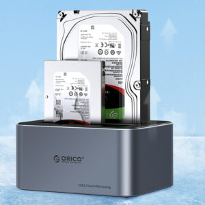 Orico 6656C3-C 5-Bay Docking Station with Offline Clone Function 2.5"/3.5" SATA HDD/SSD - Gray - Image 3