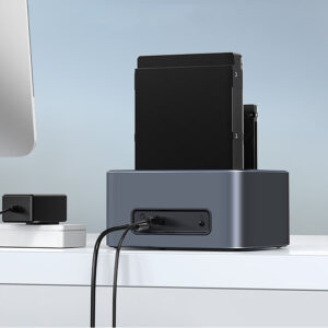 Orico 6656C3-C 5-Bay Docking Station with Offline Clone Function 2.5"/3.5" SATA HDD/SSD - Gray - Image 5