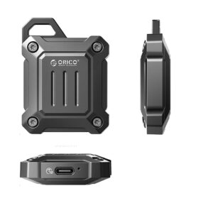 Orico XAM2 M.2 2230 USB-C 3.2 Tactical Reinforced Disk Bay - juodos spalvos - Image 2