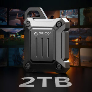 Orico XAM2 M.2 2230 USB-C 3.2 Tactical Reinforced Disk Bay - juodos spalvos - Image 8