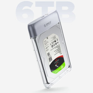 Orico TX25C3 2.5" HDD/SSD USB-C 5Gb/s Disk Drive - Transparent - Image 4