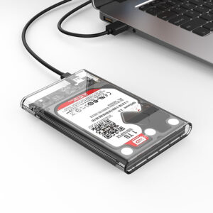 Orico 2139C3 2.5" HDD/SSD USB-C 5Gb/s Disk Drive - Transparent - Image 2