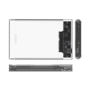 Orico 2139C3 2.5" HDD/SSD USB-C 5Gb/s Disk Drive - Transparent - Image 3